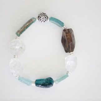 Aquamarine Beaded Bracelet