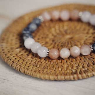 Moonstone Beaded Bracelet